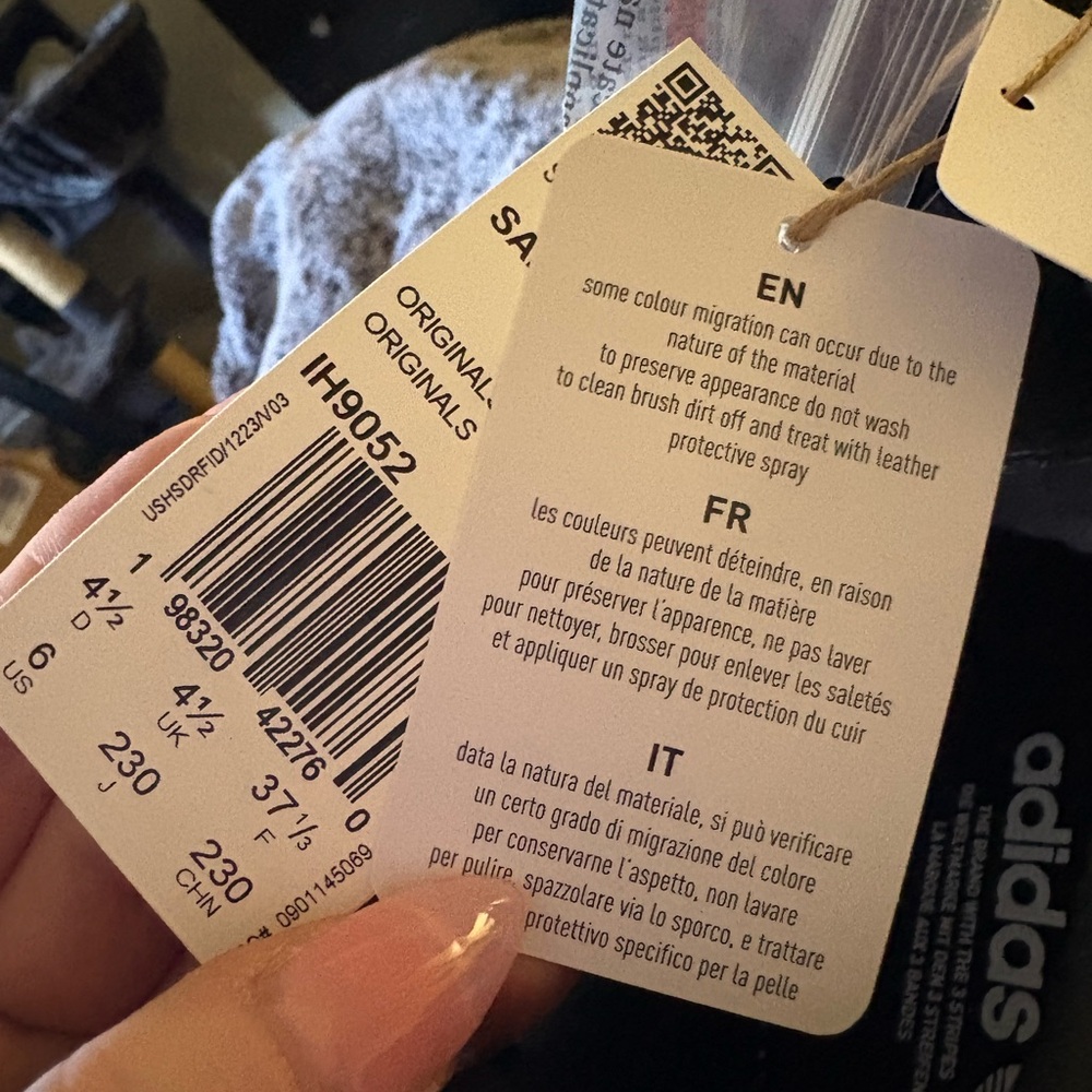 Adidas Samba OG Black and Silver Rhinestone Accents - women’s 6, boys 4.5 - Picture 6 of 11